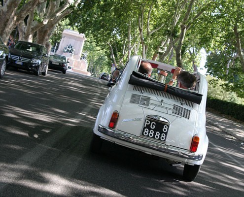 Veicoli - Tour di Roma in fiat 500-1