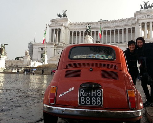 Veicoli - Tour di Roma in fiat 500-4