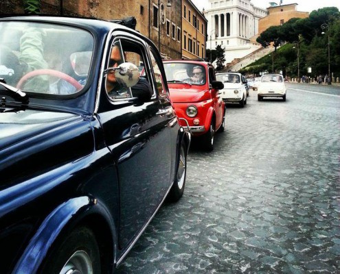 Veicoli - Tour di Roma in fiat 500-5