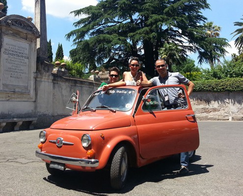 Veicoli - Tour di Roma in fiat 500-6