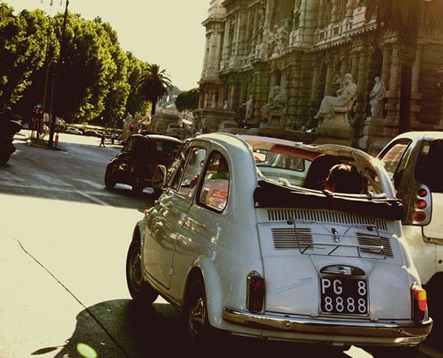 Veicoli - Tour di Roma in fiat 500-8