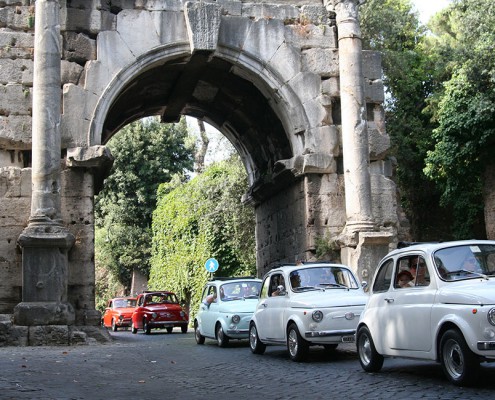 Veicoli - Visitare Roma in fiat 500-9