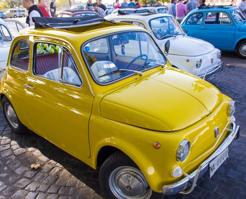 Veicoli - Visitare Roma in fiat 500-1