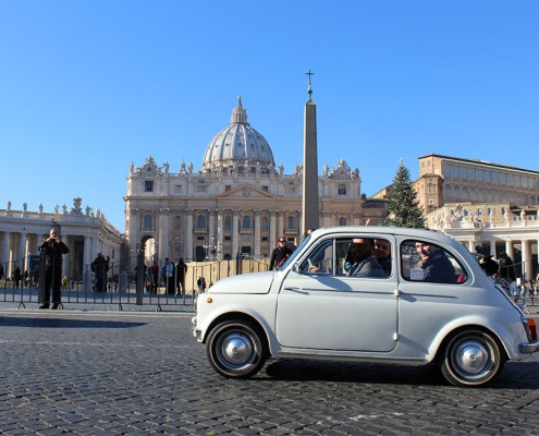 Veicoli - Visitare Roma in fiat 500-2