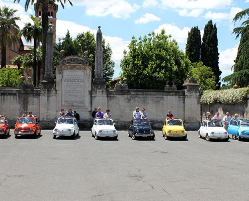 Veicoli - Tour di Roma in fiat 500-3